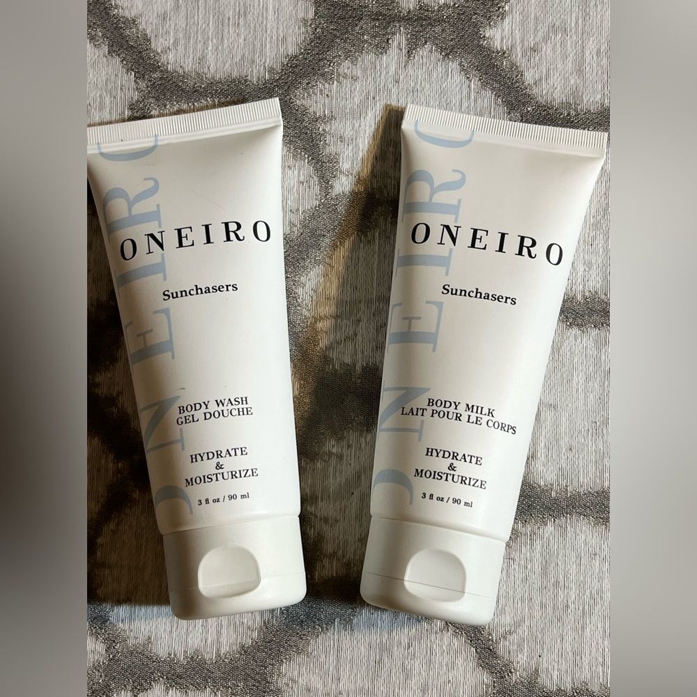Oneiro Body Wash and Milk Cream duo, the best ever in skin care. 2 pc set